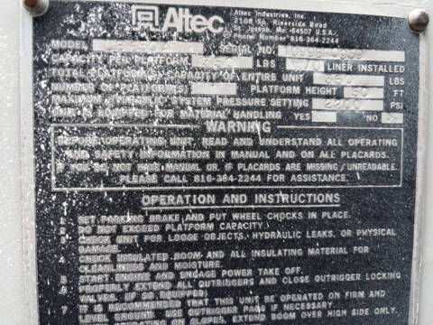 2000 Ford F750 Forestry Bucket Truck