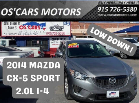 2014 Mazda CX-5 for sale at Os'Cars Motors in El Paso TX