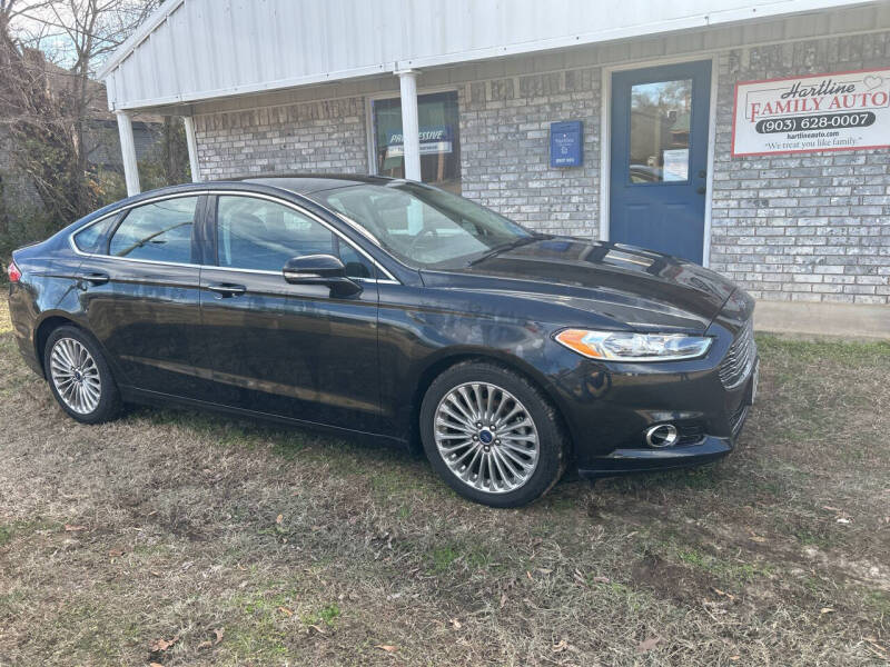 2015 Ford Fusion for sale at Hartline Family Auto in New Boston TX