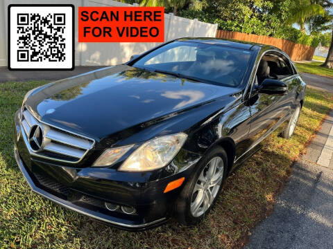 2010 Mercedes-Benz E-Class for sale at N-X-CESS Motorsports Inc in Hollywood FL