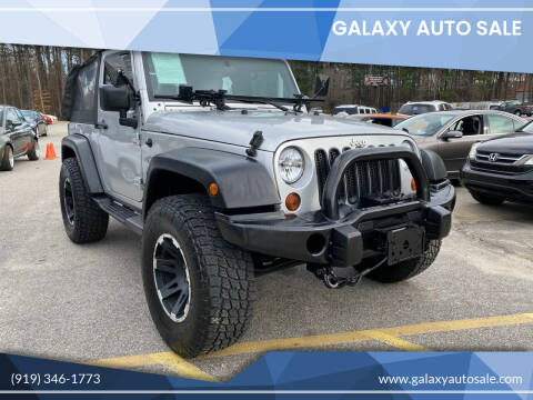 2009 Jeep Wrangler for sale at Galaxy Auto Sale in Fuquay Varina NC