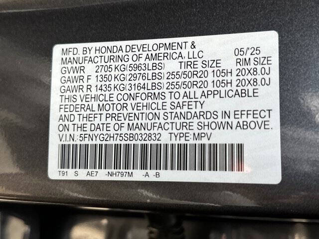2025 Honda Pilot Touring