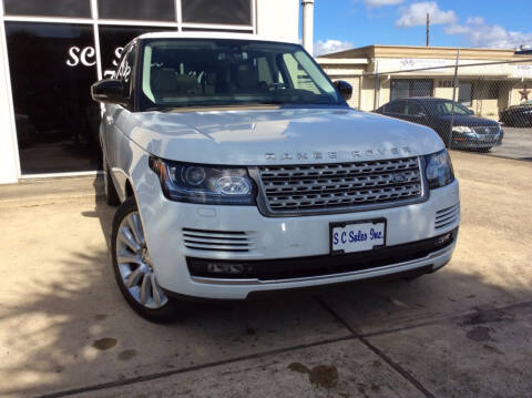 2015 Land Rover Range Rover for sale at SC SALES INC in Houston TX