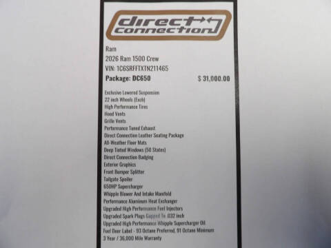 2026 RAM 1500 Big Horn