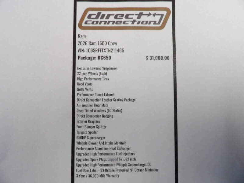 2026 RAM 1500 Big Horn