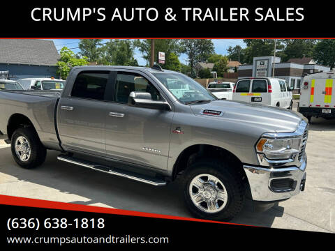 2020 RAM 2500 for sale at CRUMP'S AUTO & TRAILER SALES in Crystal City MO