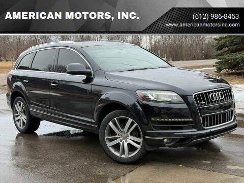 2012 Audi Q7 for sale at AMERICAN MOTORS, INC. in Farmington MN