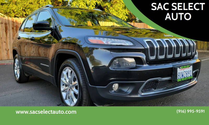 2016 Jeep Cherokee for sale at SAC SELECT AUTO in Sacramento CA