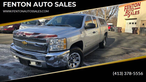 2012 Chevrolet Silverado 1500 for sale at FENTON AUTO SALES in Westfield MA