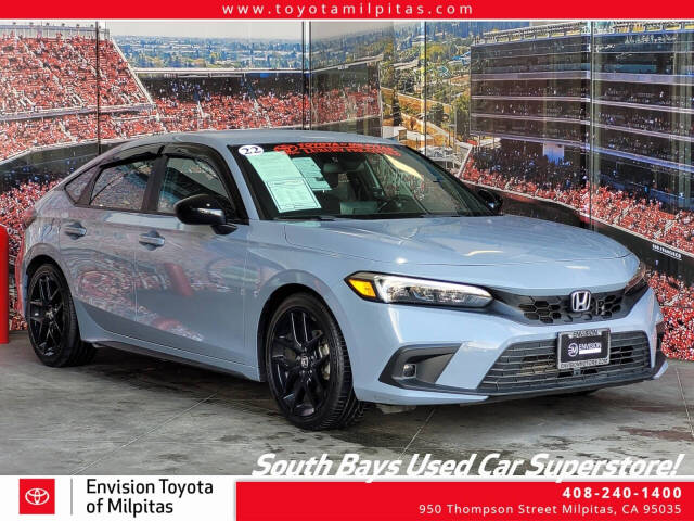 2022 Honda Civic for sale at Envision Toyota of Milpitas in Milpitas, CA