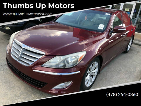 2012 Hyundai Genesis for sale at Thumbs Up Motors in Ashburn GA