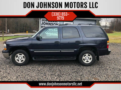 2004 Chevrolet Tahoe for sale at DON JOHNSON MOTORS LLC in Lisbon OH