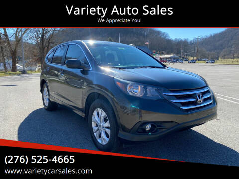 2013 Honda CR-V for sale at Variety Auto Sales in Abingdon VA