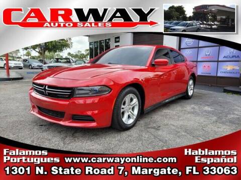 2015 Dodge Charger for sale at CARWAY Auto Sales in Margate FL