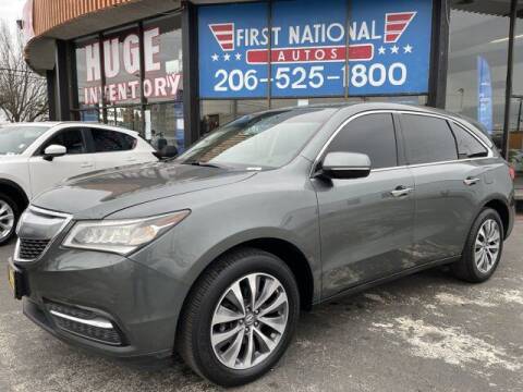2014 Acura MDX for sale at First National Autos of Tacoma in Lakewood WA