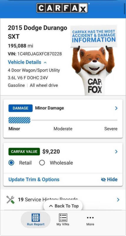 2015 Dodge Durango SXT