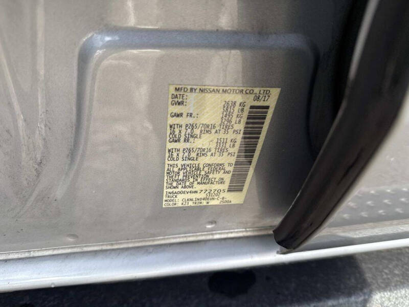 2017 Nissan Frontier