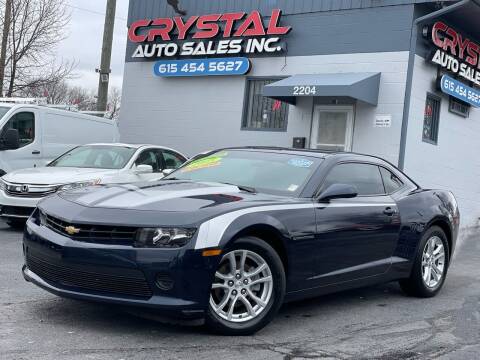 2015 Chevrolet Camaro for sale at Crystal Auto Sales Inc in Nashville TN