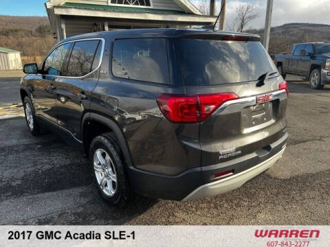 2017 GMC Acadia for sale at Warren Auto Sales in Oxford NY