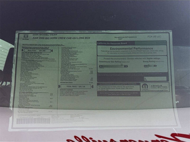 2026 RAM 3500 Big Horn