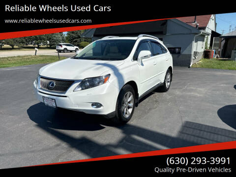 2012 Lexus RX 450h for sale at Reliable Wheels Used Cars in West Chicago IL