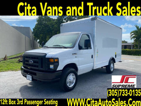 2015 FORD ECONOLINE E350 12 FT BOX TRUCK for sale at Cita Auto Sales in Medley FL