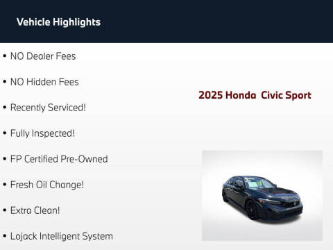2025 Honda Civic Sport