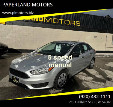 2016 Ford Focus for sale at PAPERLAND MOTORS in Green Bay WI