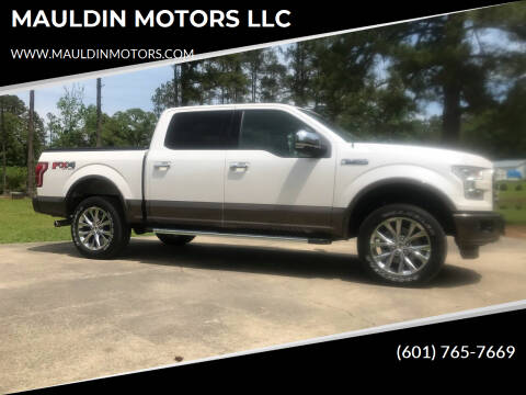 2016 Ford F-150 for sale at MAULDIN MOTORS LLC in Sumrall MS