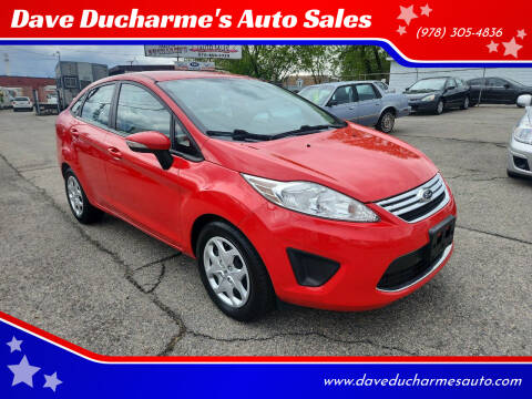 2013 Ford Fiesta for sale at Dave Ducharme's Auto Sales in Lowell MA