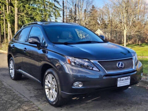 2010 Lexus RX 450h for sale at CLEAR CHOICE AUTOMOTIVE in Milwaukie OR