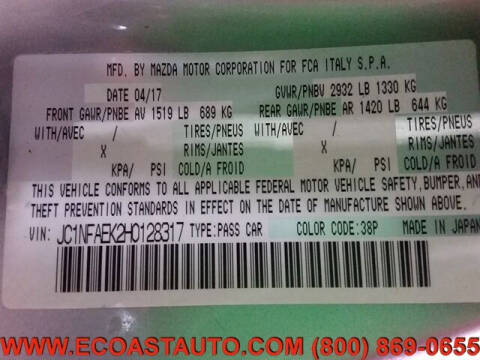 2017 FIAT 124 Spider Lusso