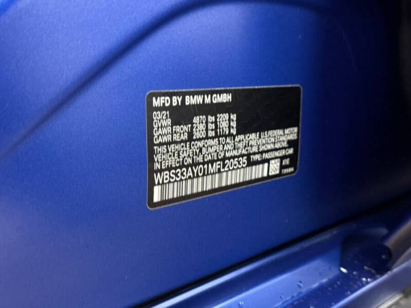 2021 BMW M3 Competition