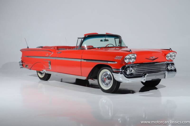 1958 Chevrolet Impala for sale at Motorcar Classics in Farmingdale NY