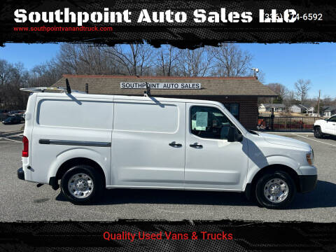 2020 Nissan NV for sale at Southpoint Auto Sales LLC in Greensboro NC