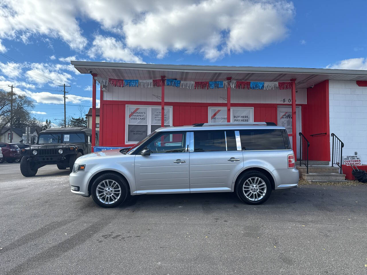 Silver 2013 Ford Flex SEL AWD SEL 4dr Crossover 2