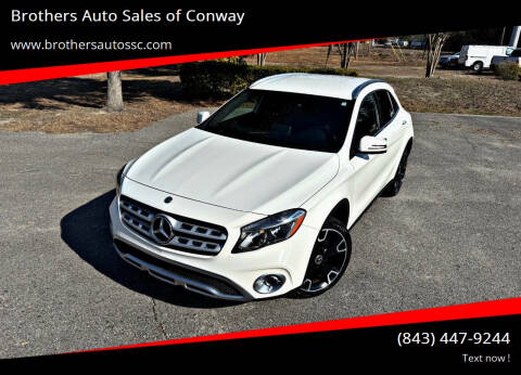 2018 Mercedes-Benz GLA for sale at Brothers Auto Sales of Conway in Conway SC