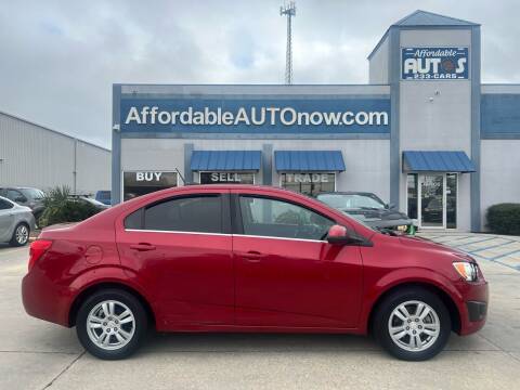2015 Chevrolet Sonic for sale at Affordable Autos in Houma LA