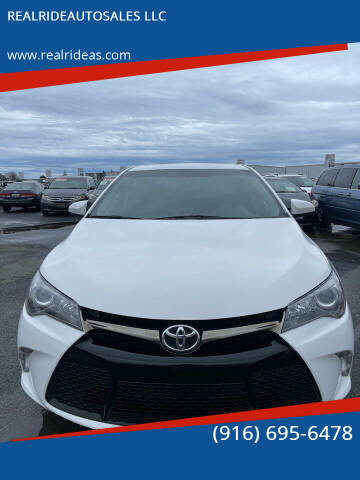 2016 Toyota Camry for sale at REALRIDEAUTOSALES LLC in Sacramento CA