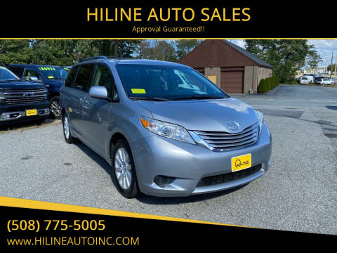 2015 Toyota Sienna for sale at HILINE AUTO SALES in Hyannis MA