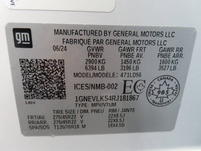 2024 Chevrolet Traverse RS