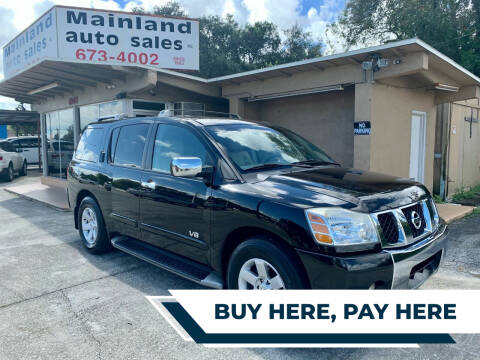 2005 Nissan Armada for sale at Mainland Auto Sales Inc in Daytona Beach FL