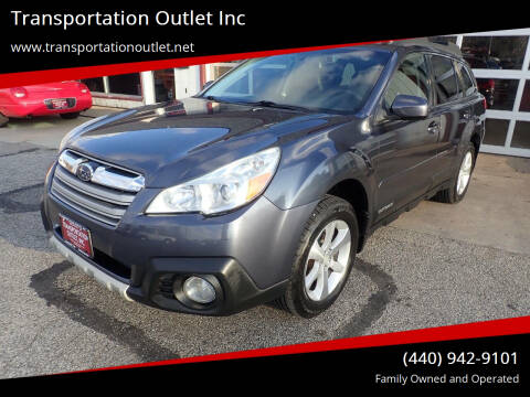 2014 Subaru Outback for sale at Transportation Outlet Inc in Eastlake OH