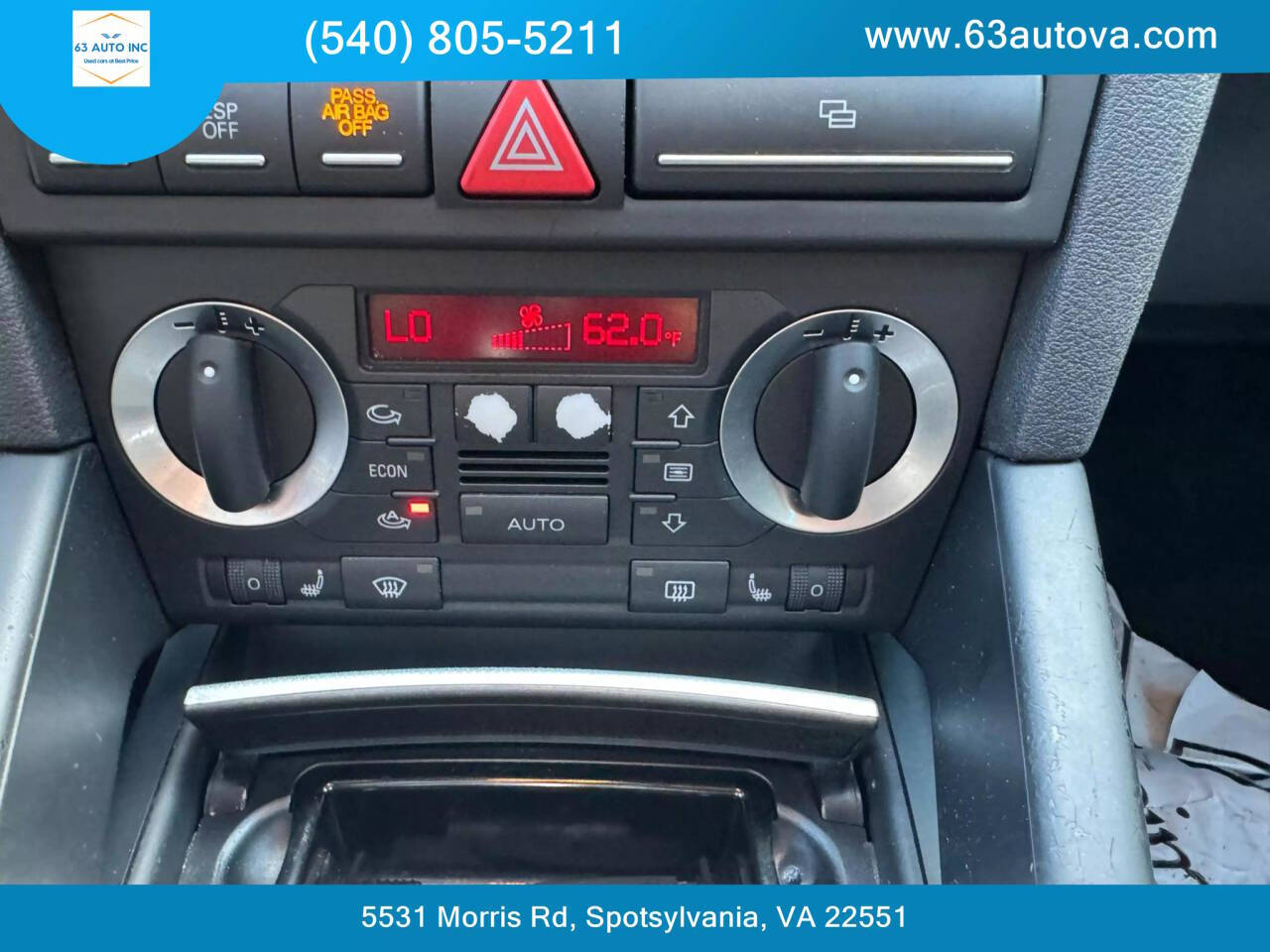 2008 Audi A3 for sale at 63 Auto Inc in Spotsylvania, VA