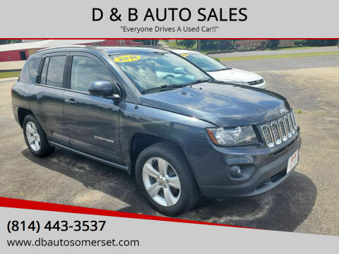 2014 Jeep Compass for sale at D & B AUTO SALES in Somerset PA