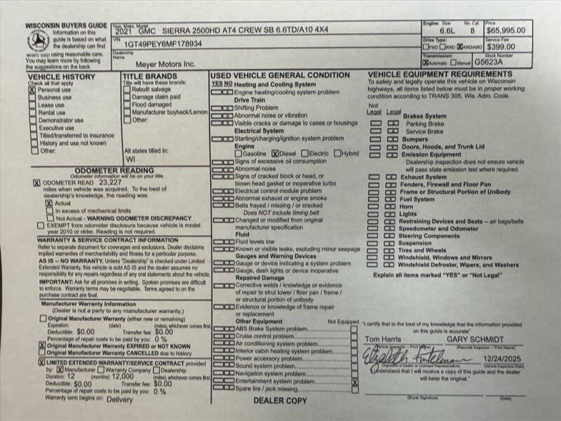 2021 GMC Sierra 2500HD