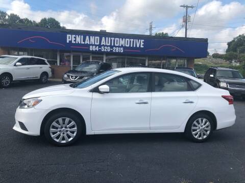 2017 Nissan Sentra for sale at Penland Automotive Group in Laurens SC