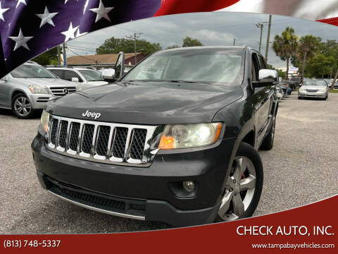 2011 Jeep Grand Cherokee for sale at CHECK AUTO, INC. in Tampa FL