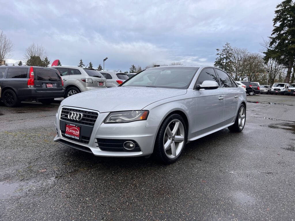 2012 Audi A4 for sale at PLATINUM AUTO SALES INC in Lacey, WA