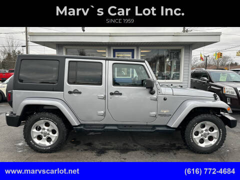 2013 Jeep Wrangler Unlimited for sale at Marv`s Car Lot Inc. in Zeeland MI
